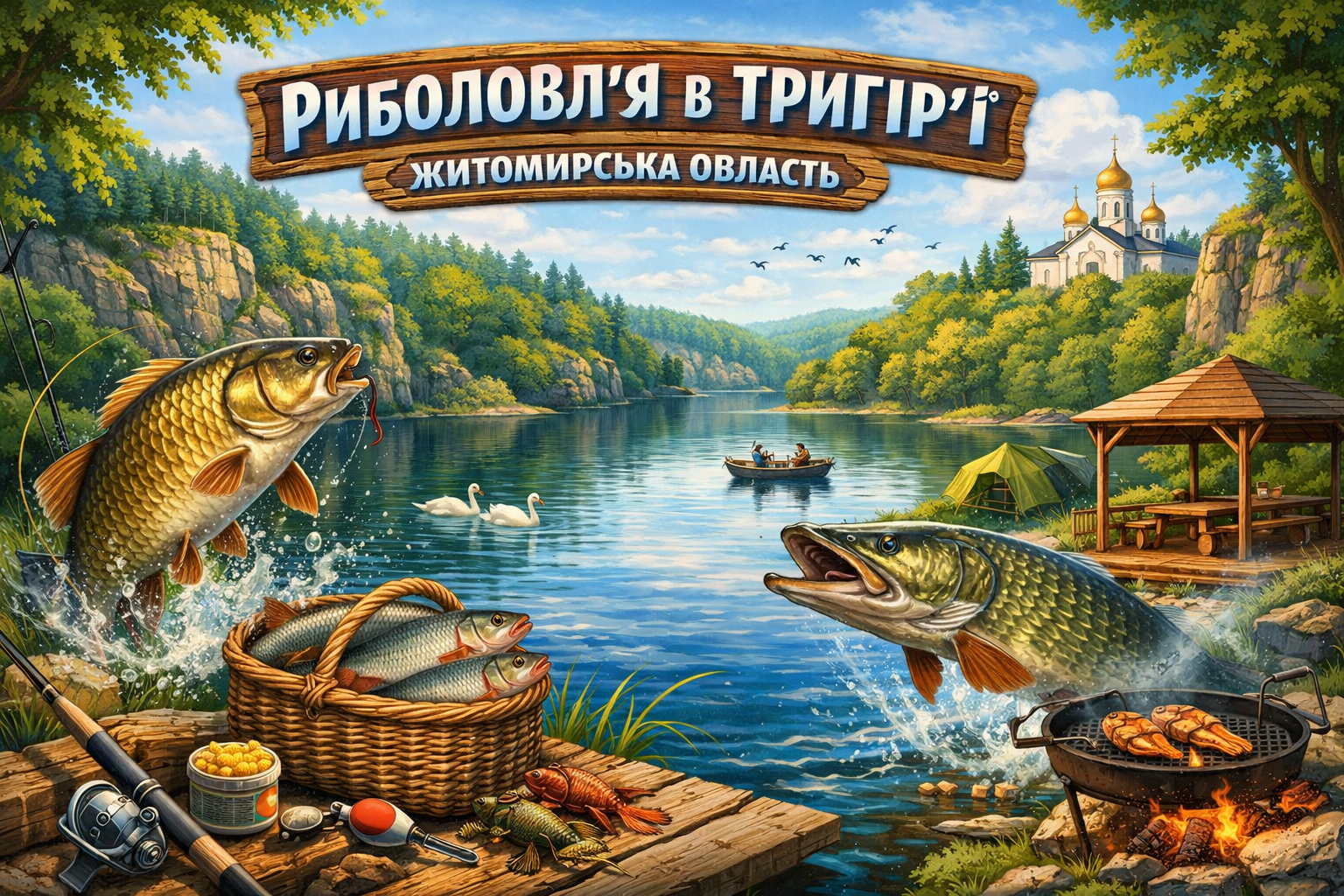 Риболовля в Тригір’ї – природа, улови та практична інформація