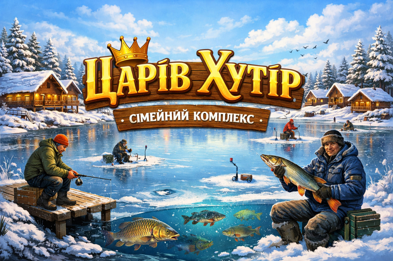 Риболовля в селі Царівка: сімейний комплекс «Царів Хутір» у Житомирській області