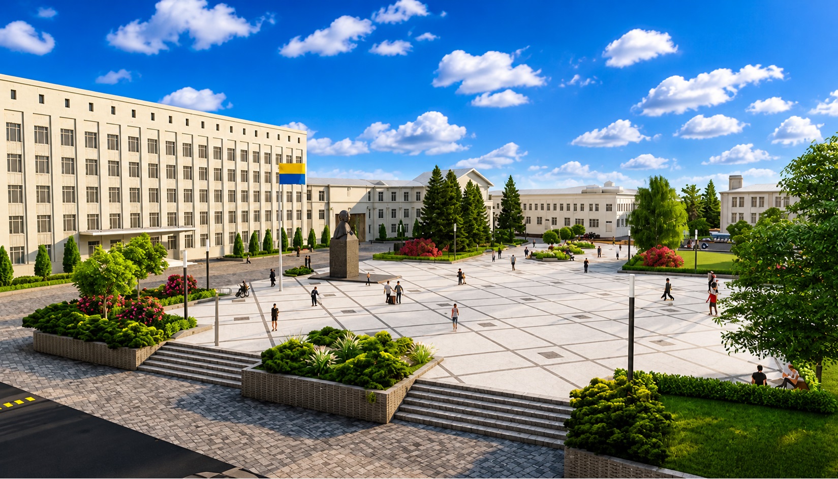 Майдан Корольова у Житомирі — адміністративний центр міста