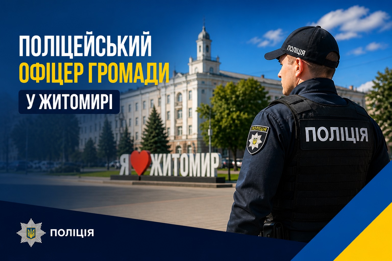 Поліцейський офіцер громади у Житомирі: повний список з телефонами