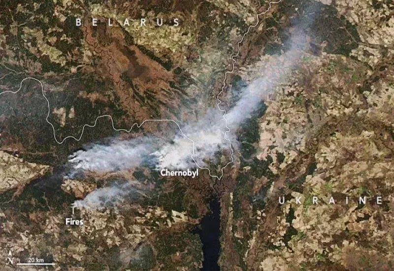 Забруднення земель у Чорнобиля