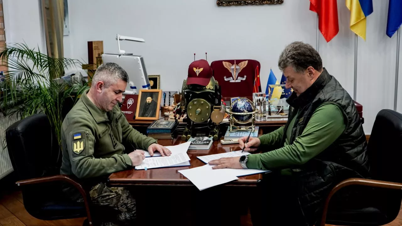 Стратегічне партнерство для зміцнення обороноздатності: підписано меморандум між Житомирською ОВА та військовим інститутом
