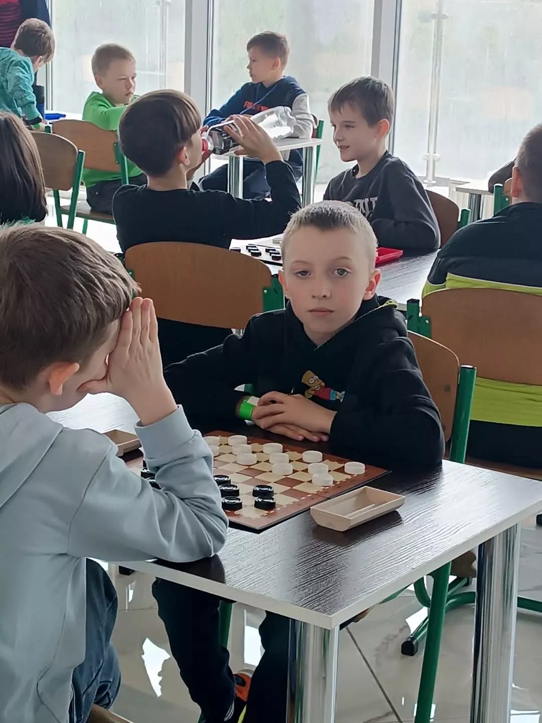 Радомишльські шашкісти відзначилися на першому етапі Дитячої Шашкової Ліги України