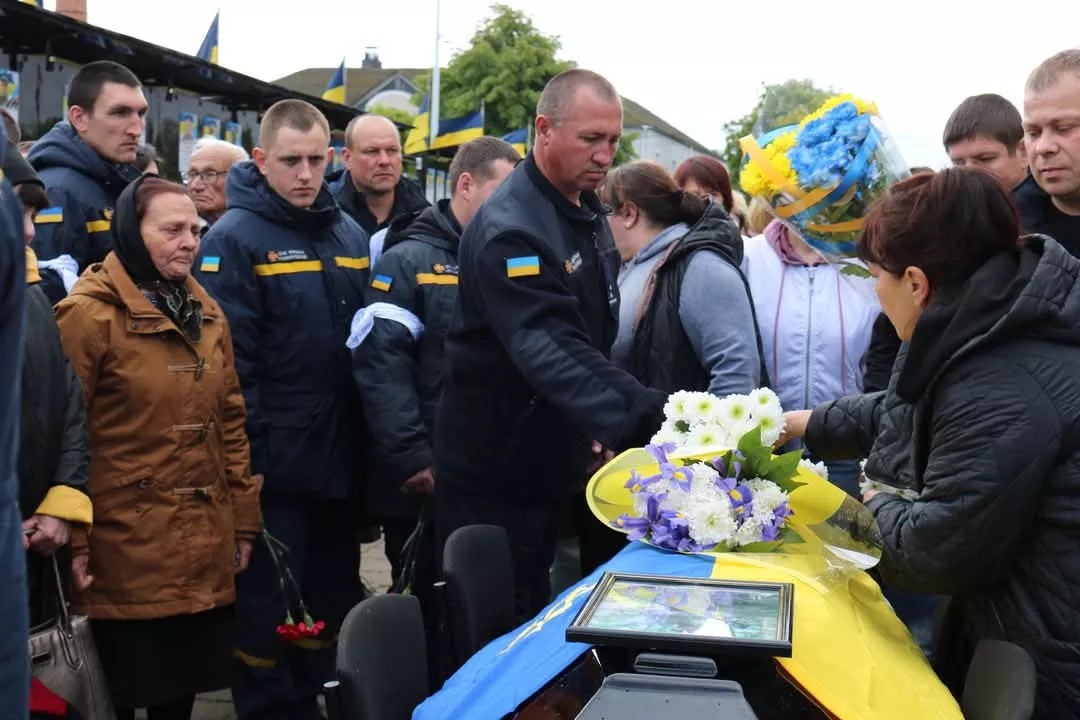 Радомишльська громада провела в останню путь свого Героя Станіслава Бродовського