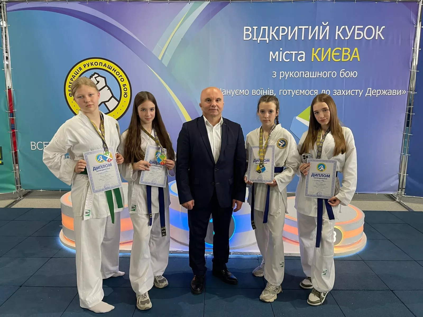 Тріумф радомишльських рукопашників: 11 медалей на Відкритому кубку Києва