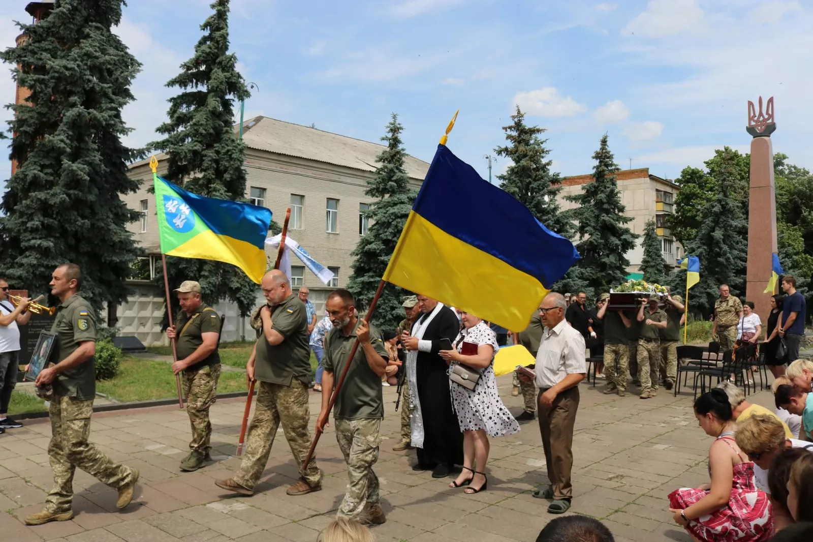 Радомишльська громада знову прощалась зі своїм Героєм