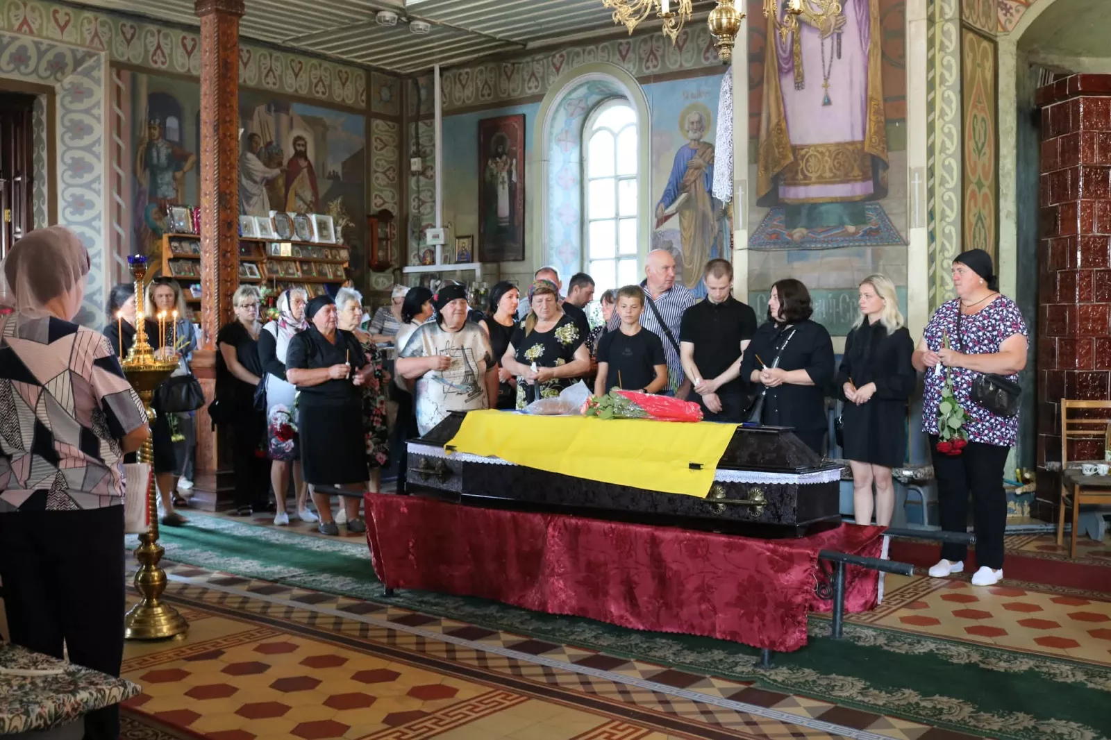 Радомишльська громада попрощалась зі своїм Героєм Русланом Малицьким