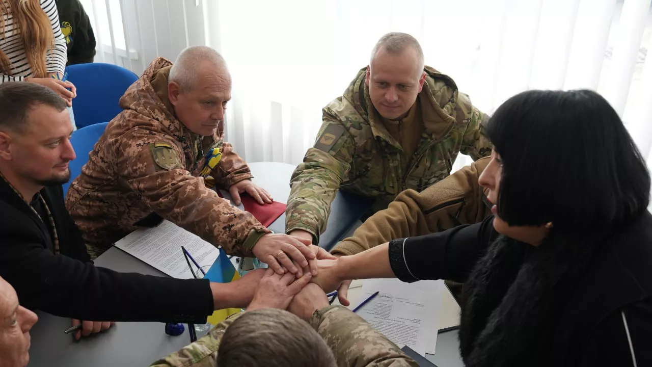 Голова ЖОВА Віталій Бунечко відвідав Бердичівський професійний будівельний ліцей та відкрив Центр ветеранського розвитку