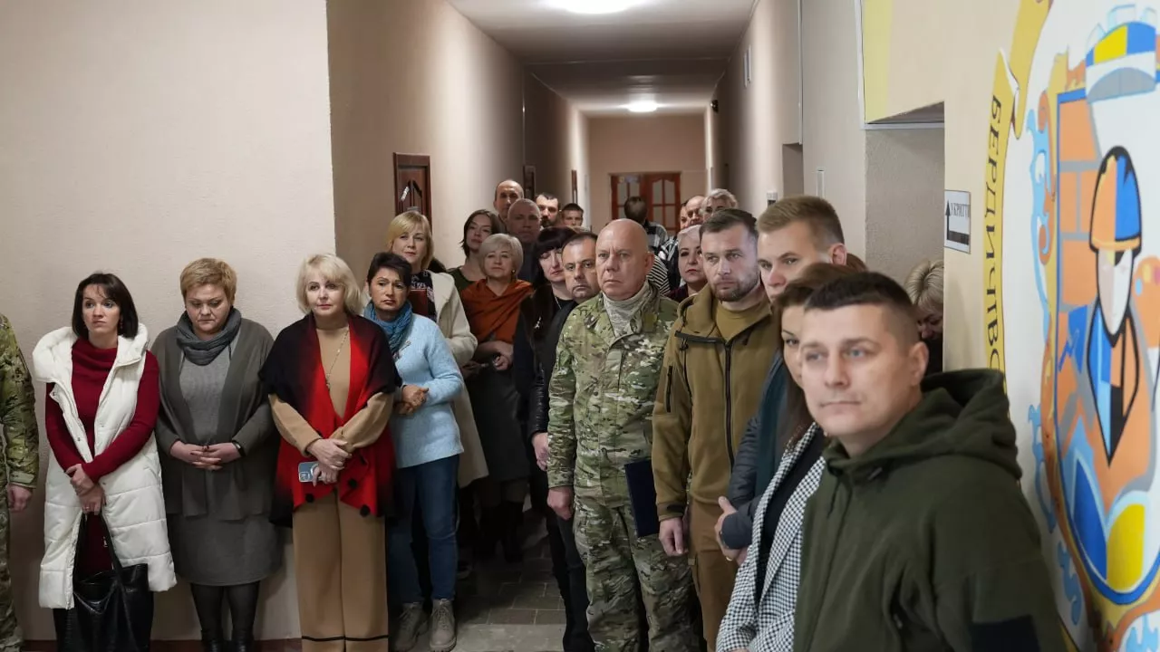 Голова ЖОВА Віталій Бунечко відвідав Бердичівський професійний будівельний ліцей та відкрив Центр ветеранського розвитку