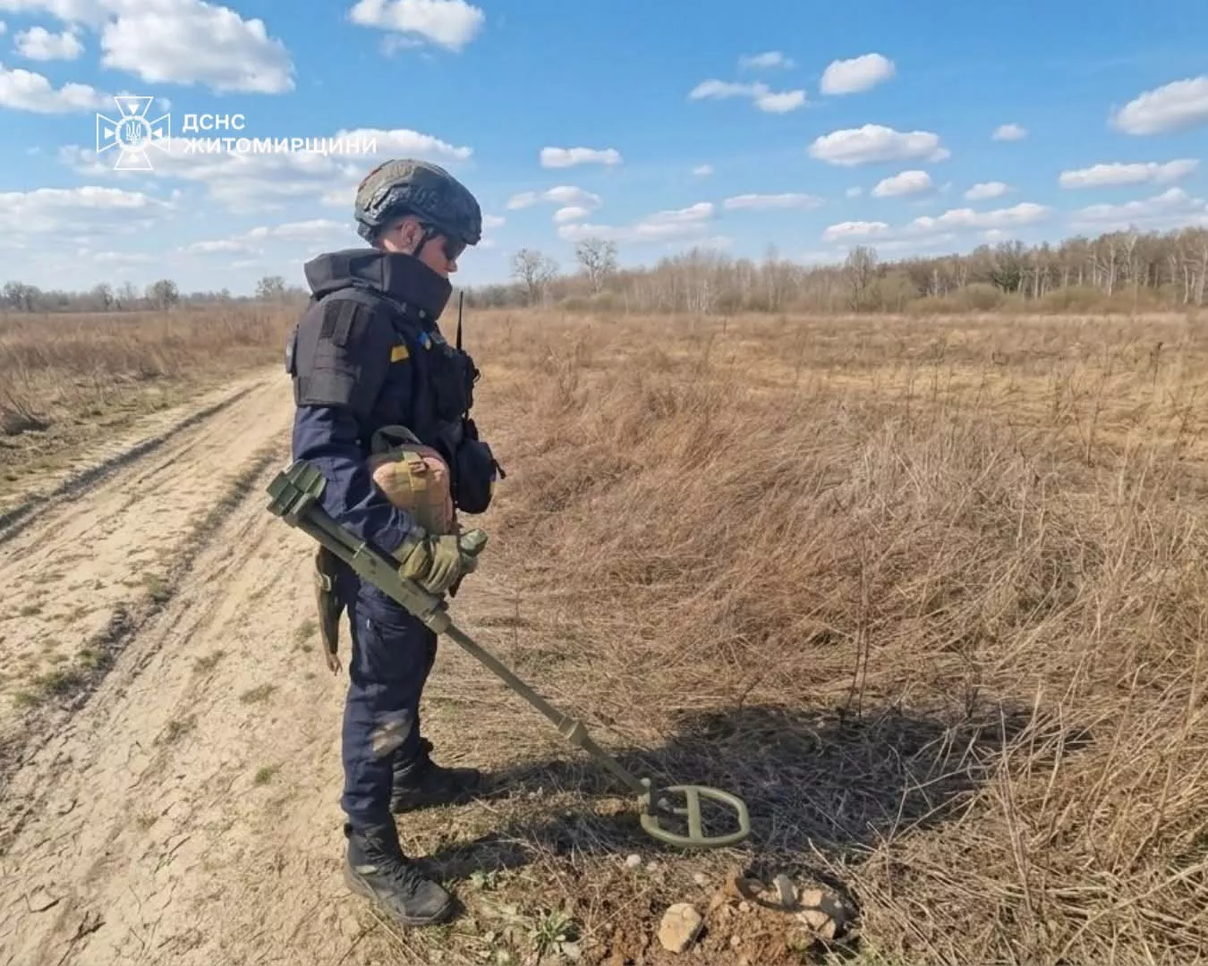 На Малинщині сапери ДСНС знешкодили мінометну міну часів Другої світової війни