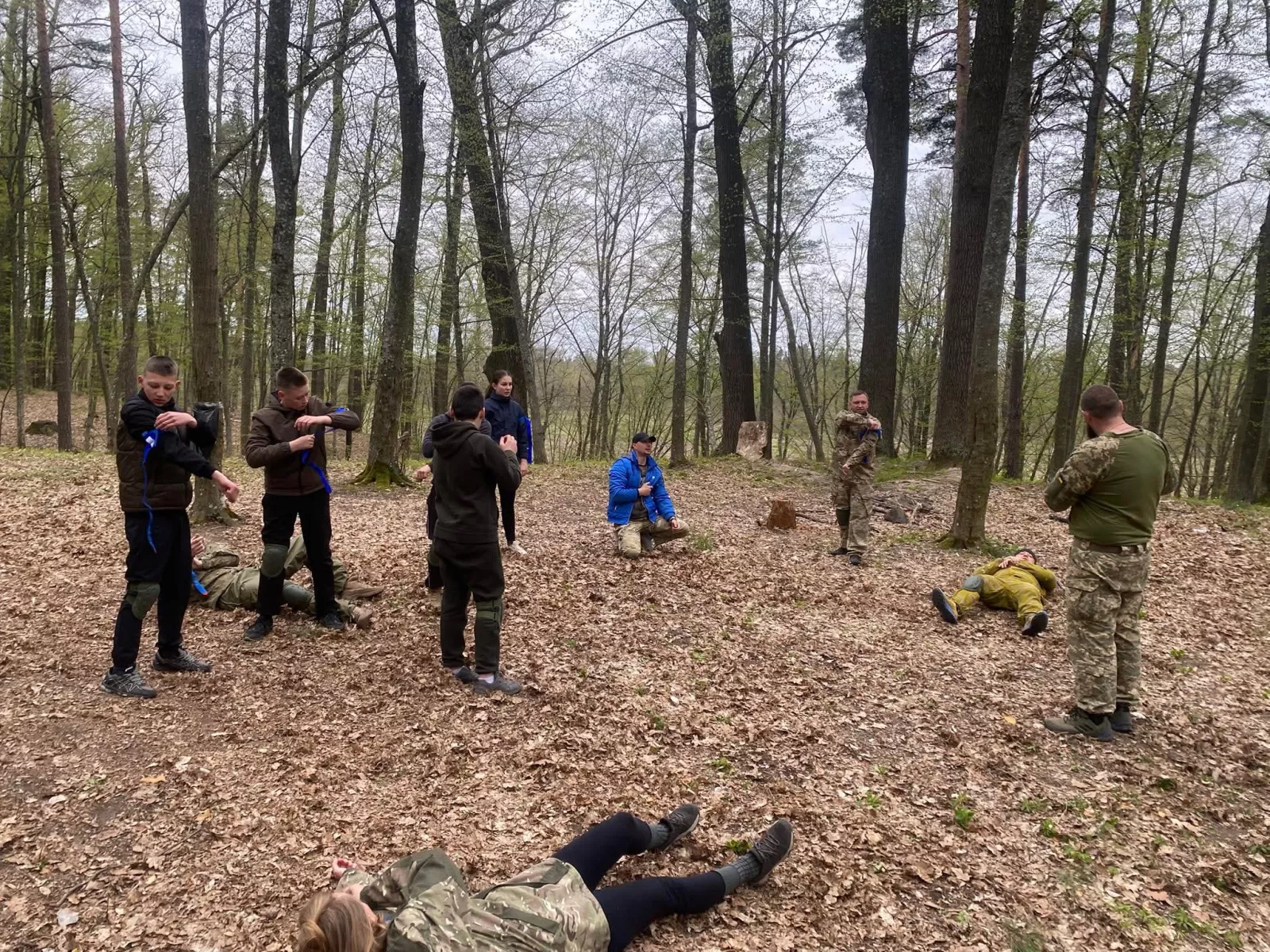 У Малинській громаді провели тренування з життєстійкості та пейнтболу для молоді