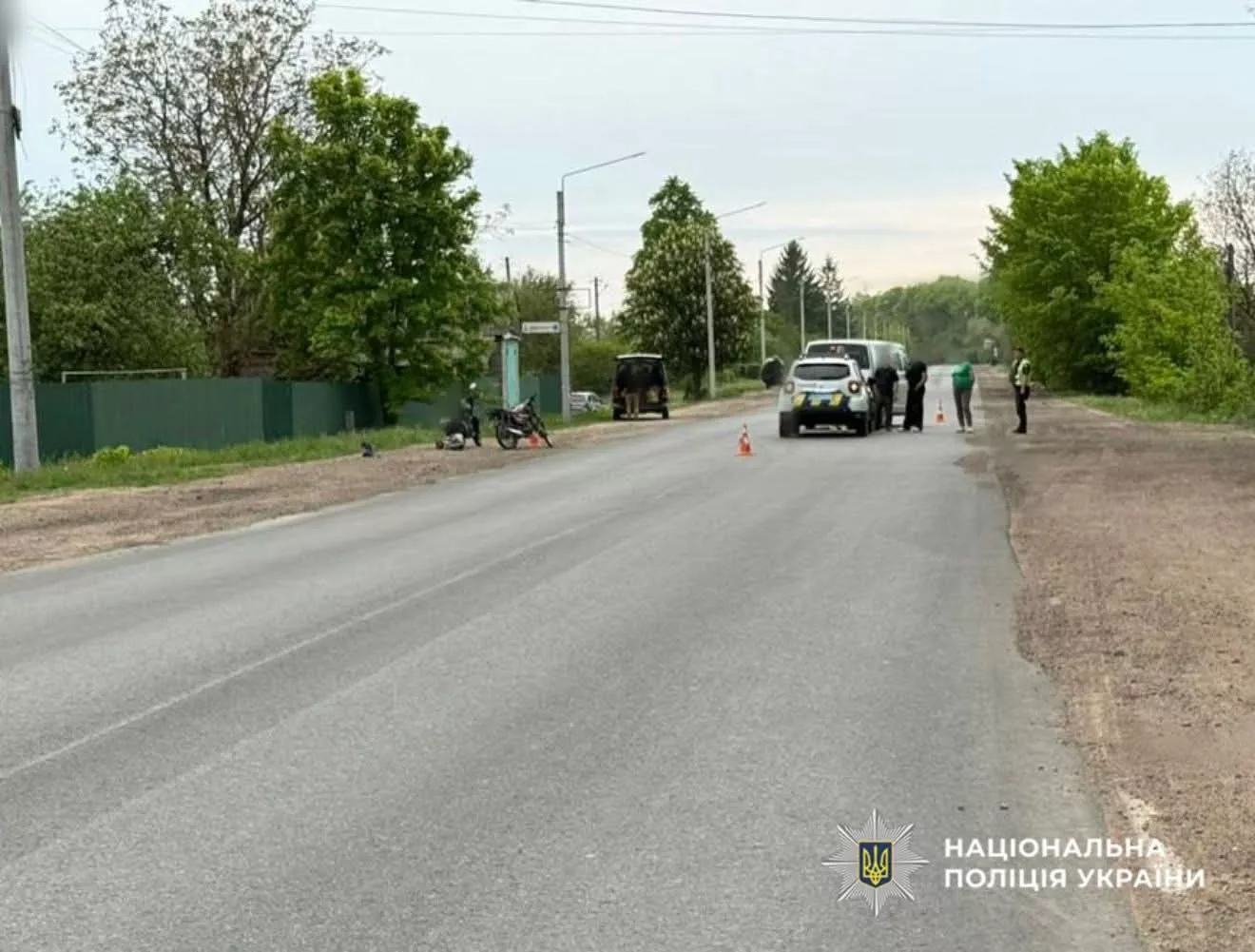 У Коростені мотоцикл зіткнувся з автомобілем: травмувалися двоє підлітків