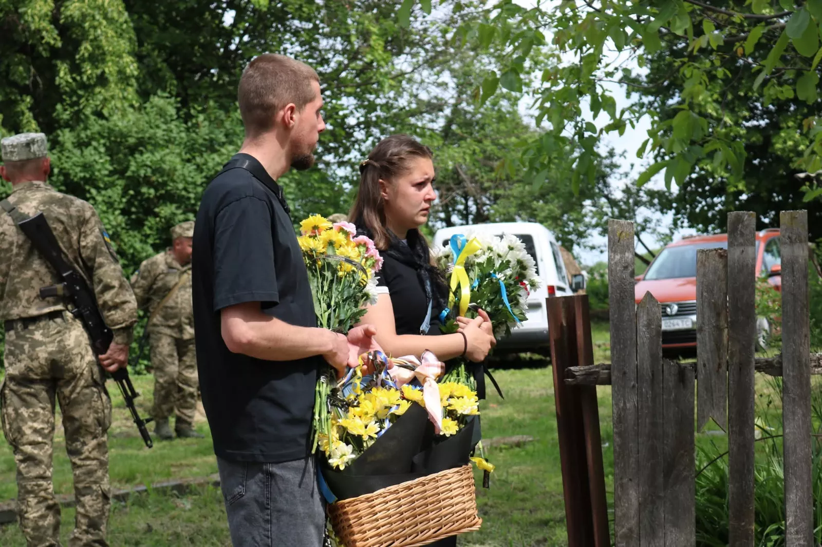  Радомишльщина провела в останню путь Захисника України Олексія Харитончука