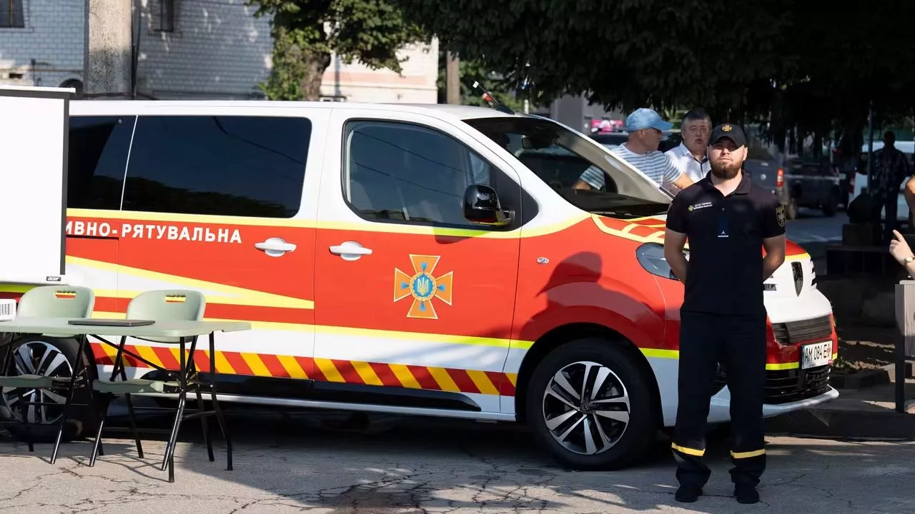 Рятувальники Житомирщини отримали 15 одиниць нової спецтехніки