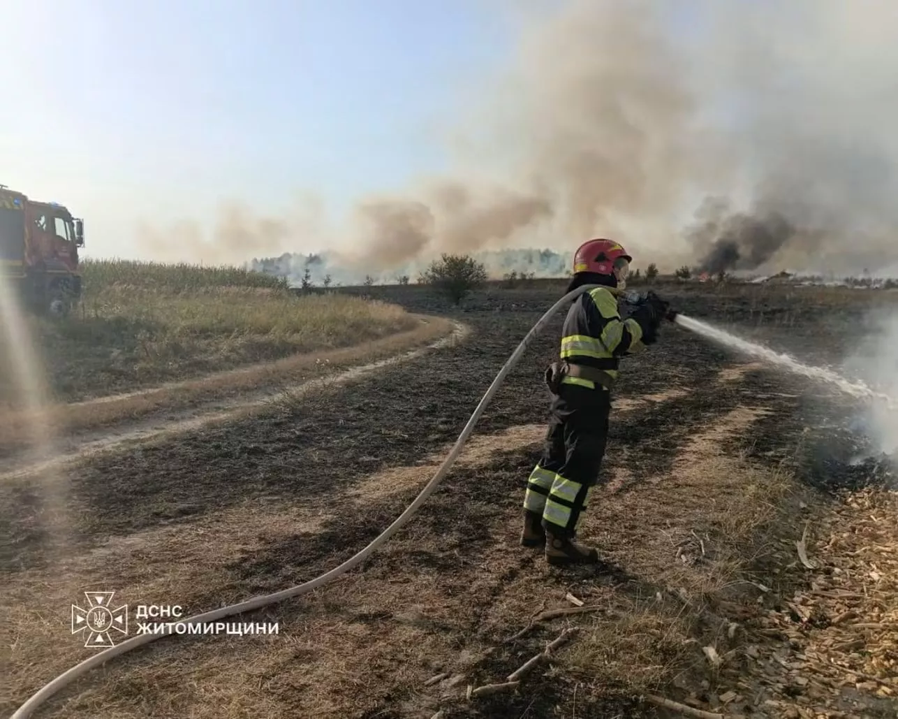 Горить Житомирщина: за добу вигоріло майже 10 гектарів, рятувальники ліквідували 11 пожеж