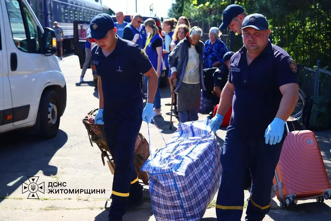 Житомирщина знову прийняла евакуйованих із прифронтових громад Харківщини