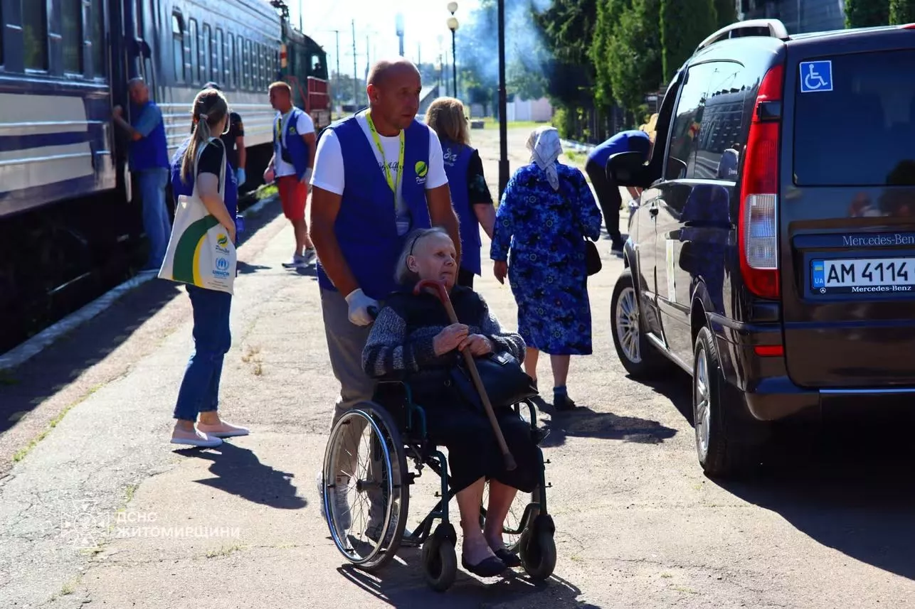 Житомирщина знову прийняла евакуйованих із прифронтових громад Харківщини