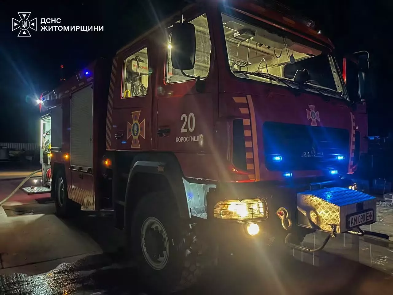 У Коростишеві під час пожежі на підприємстві загинув 46-річний чоловік