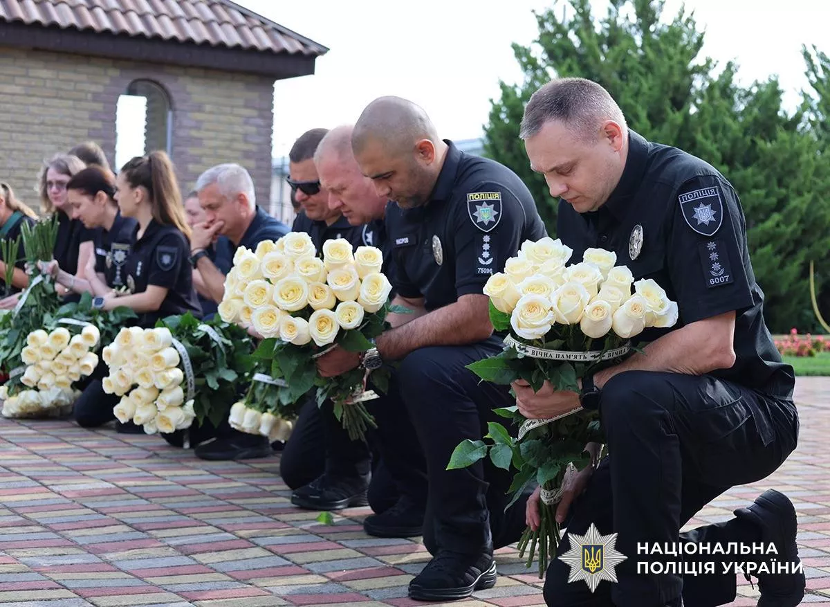 Житомир попрощався з трьома поліцейськими, які загинули внаслідок російської атаки