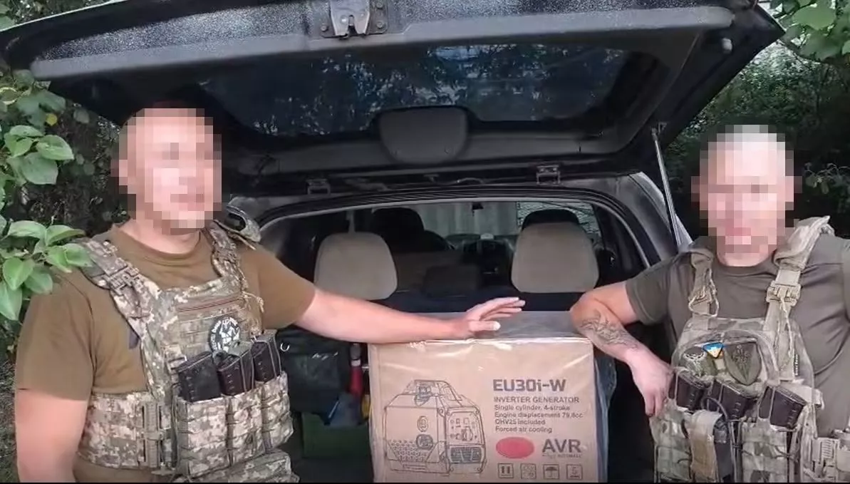 В Олевську для ЗСУ придбали 10 інверторних генераторів Honda