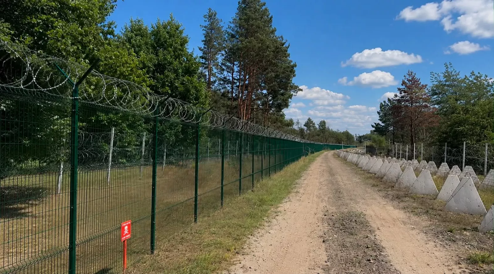 ​Загроза з білорусі: на Житомирщині ДПСУ показала, як укріплюють північний кордон