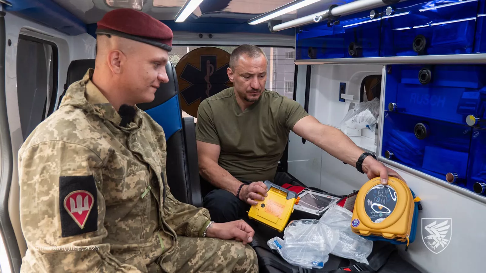 95-та бригада ДШВ отримала сучасний реанімобіль для евакуації поранених