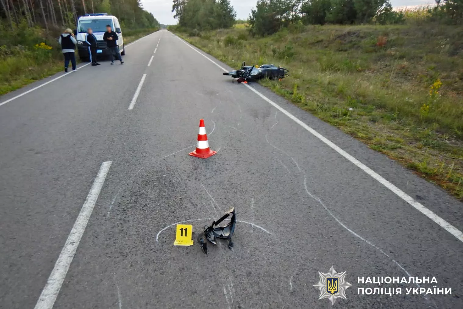 На Рівненщині зіткнулися три мотоцикли: загинув 16-річний хлопець, ще один у реанімації