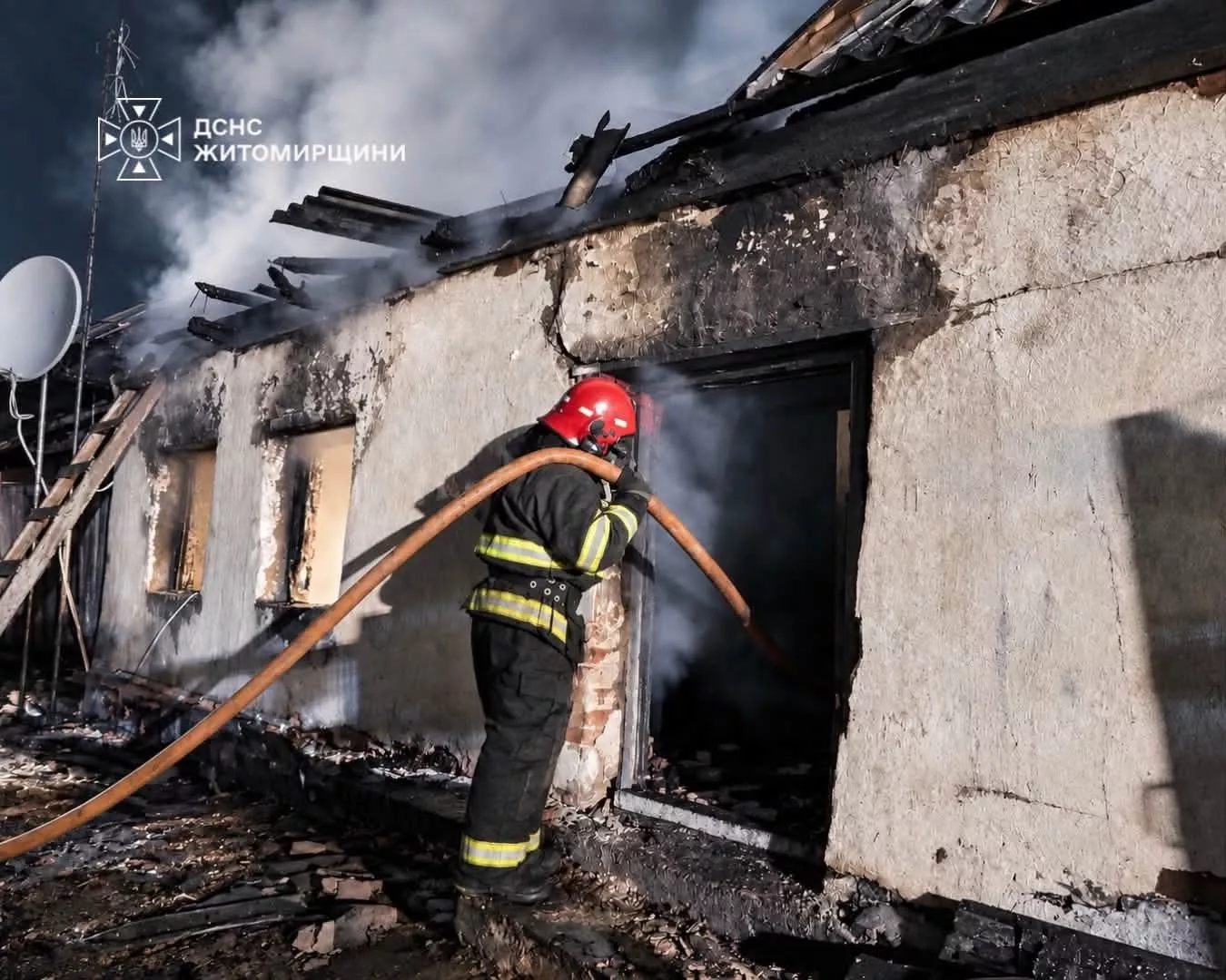 У Вишевичах під час пожежі в будинку загинув 54-річний чоловік
