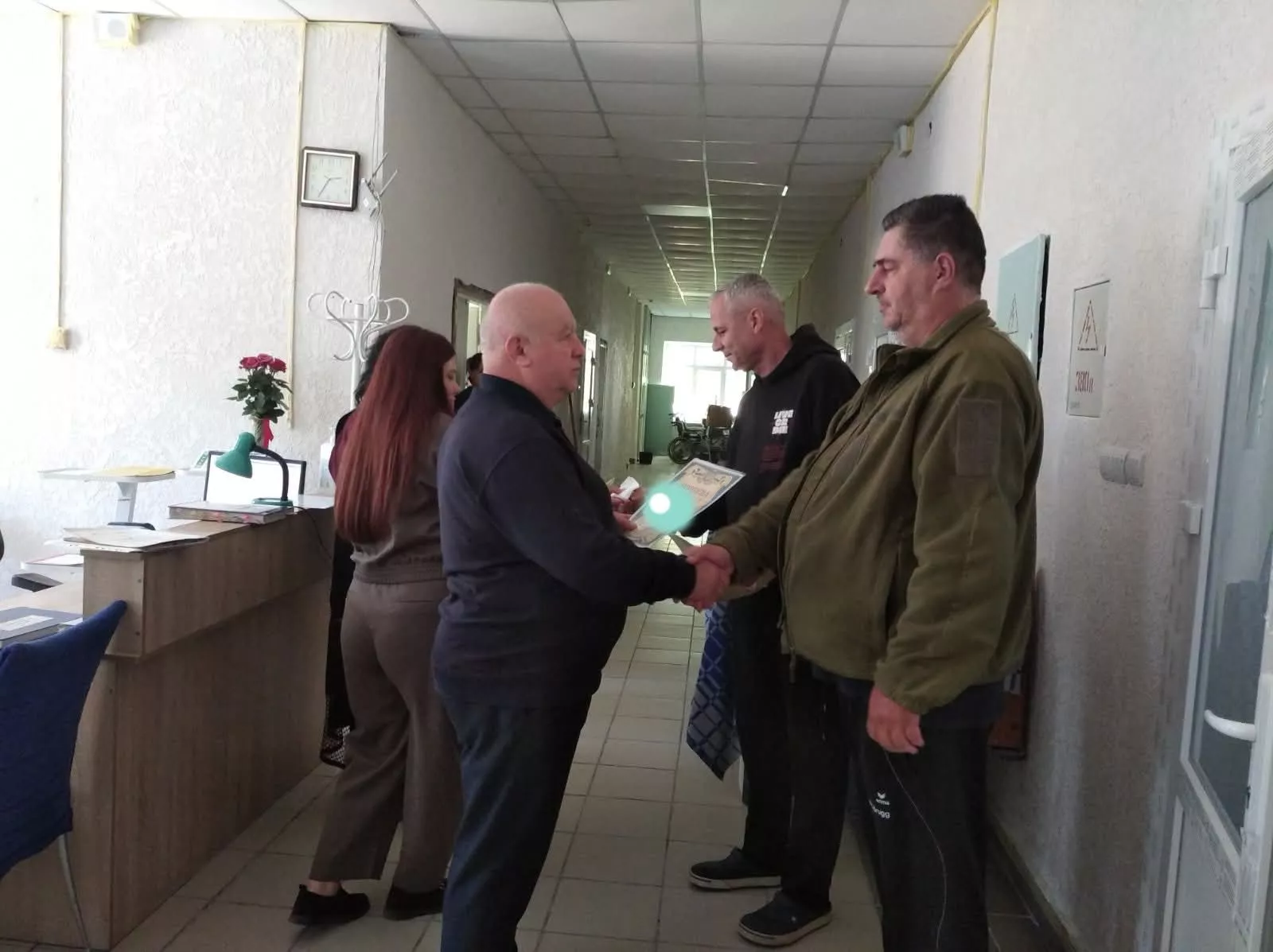 Мер Овруча відвідав військових, які лікуються у міській лікарні