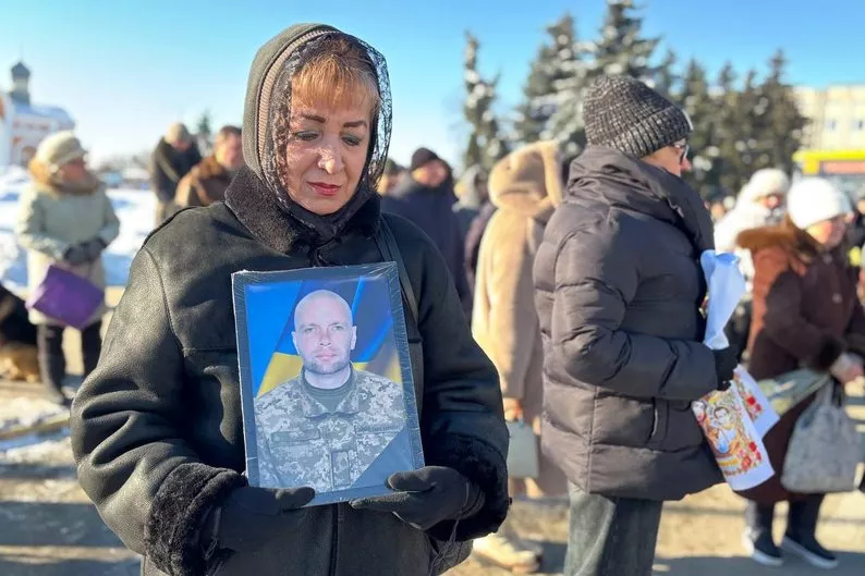 У Малині попрощалися із захисником Олександром Михайленком