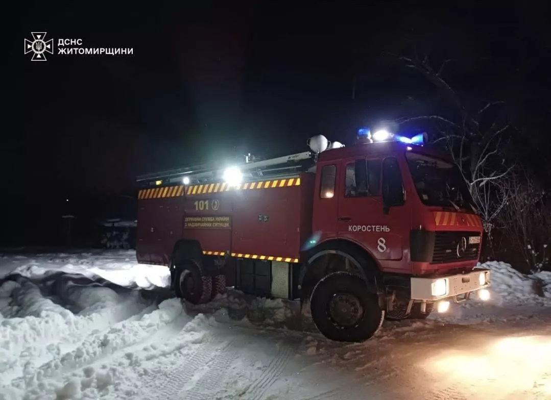У Коростенському районі під час пожежі загинув чоловік