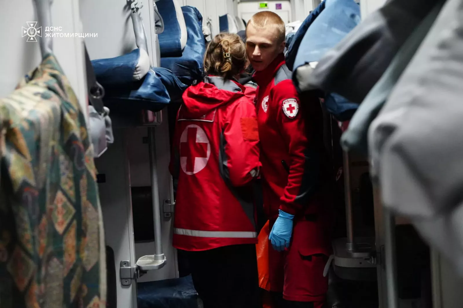 Із прифронтового сходу до Бердичева прибув евакуаційний потяг з маломобільними людьми