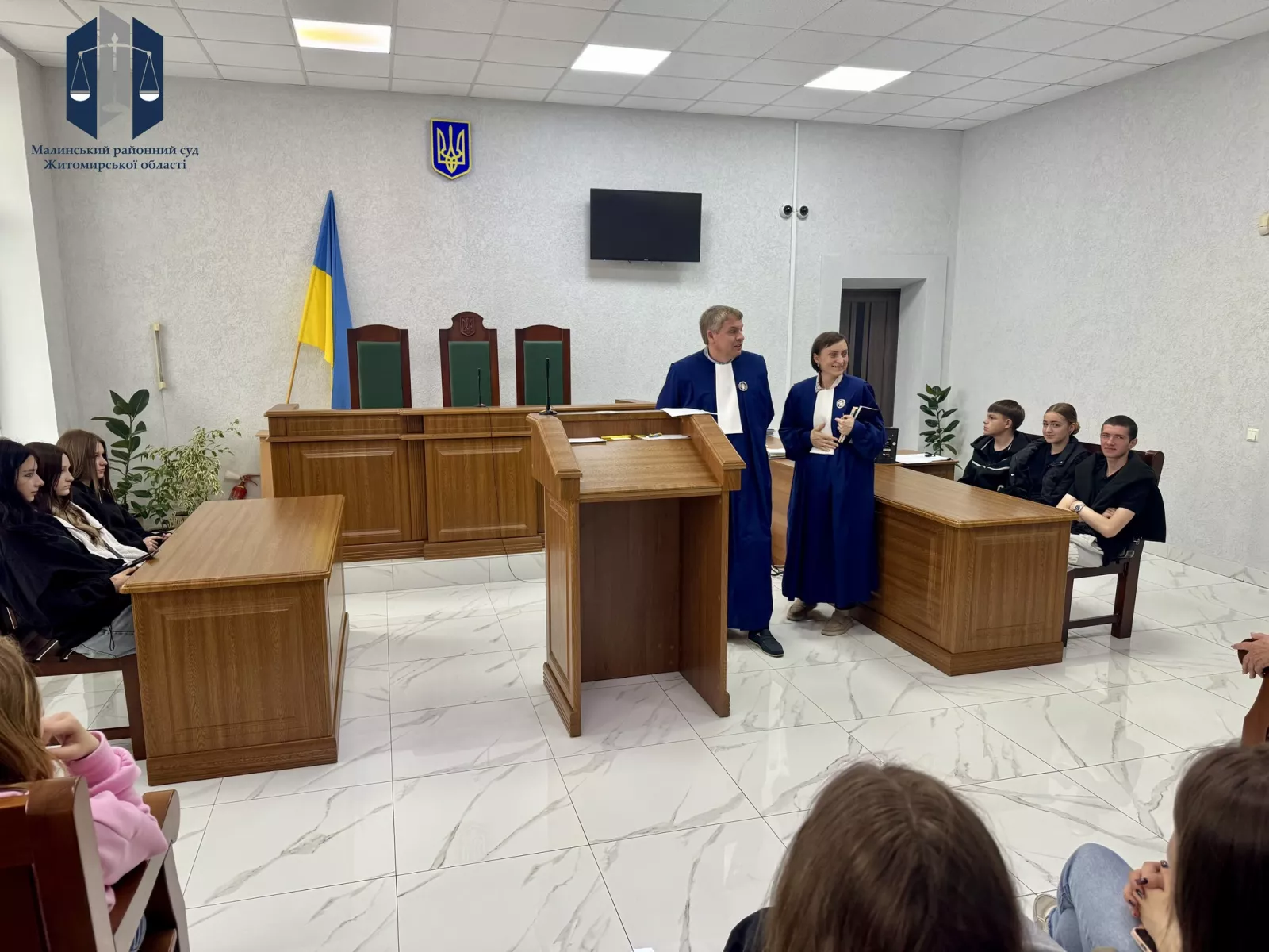 Малинський районний суд провів пізнавальну екскурсію для учнів ліцею №1