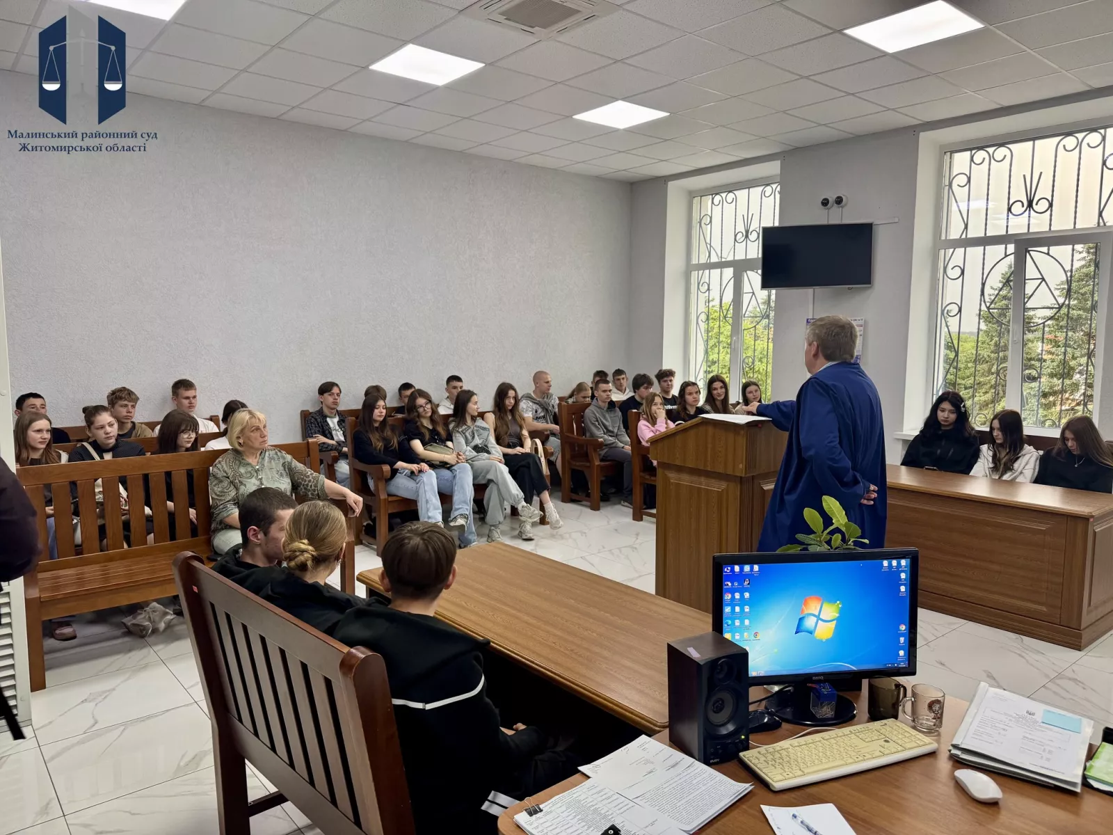 Малинський районний суд провів пізнавальну екскурсію для учнів ліцею №1