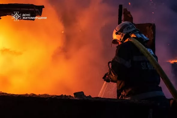 Вибух газу та масштабна пожежа: у Житомирському районі рятувальники врятували від вогню приватне господарство