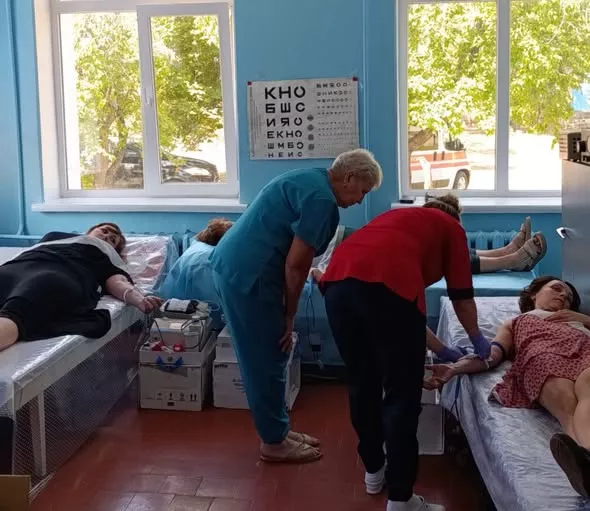 У Чоповицькій громаді провели акцію зі здачі крові для порятунку поранених військових 