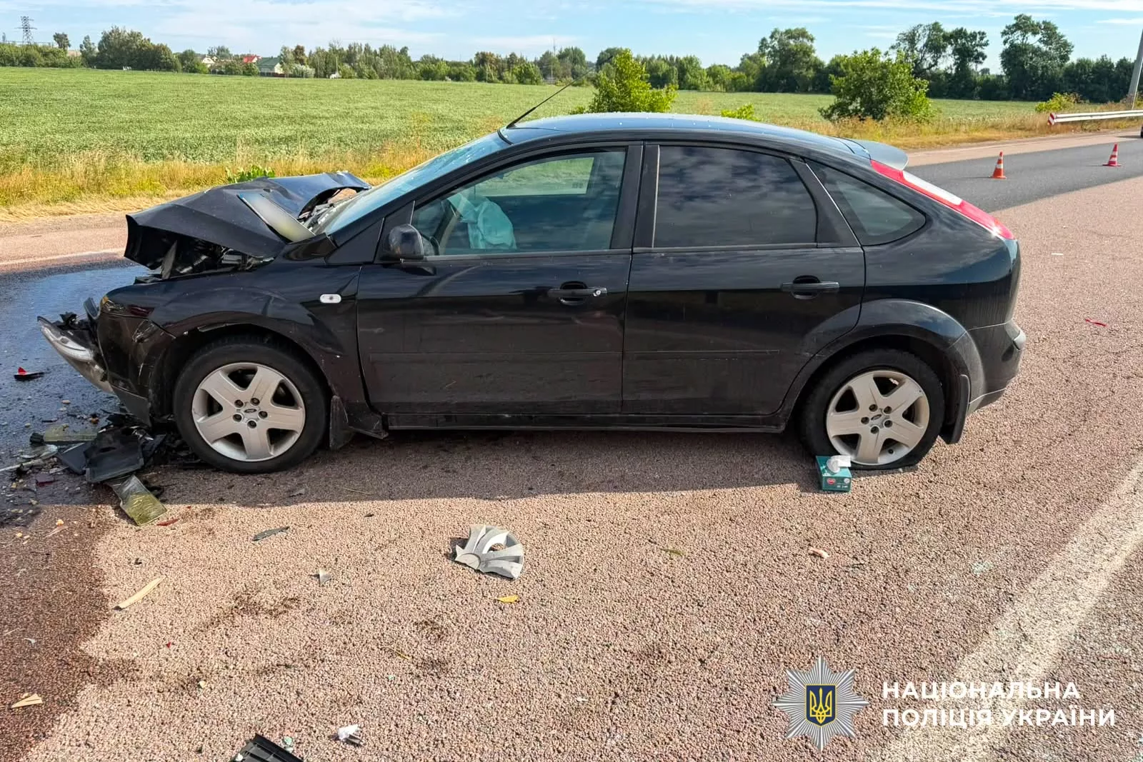 На Рівненщині зіткнулися Ford і Chevrolet: двоє водіїв травмовані, один у реанімації