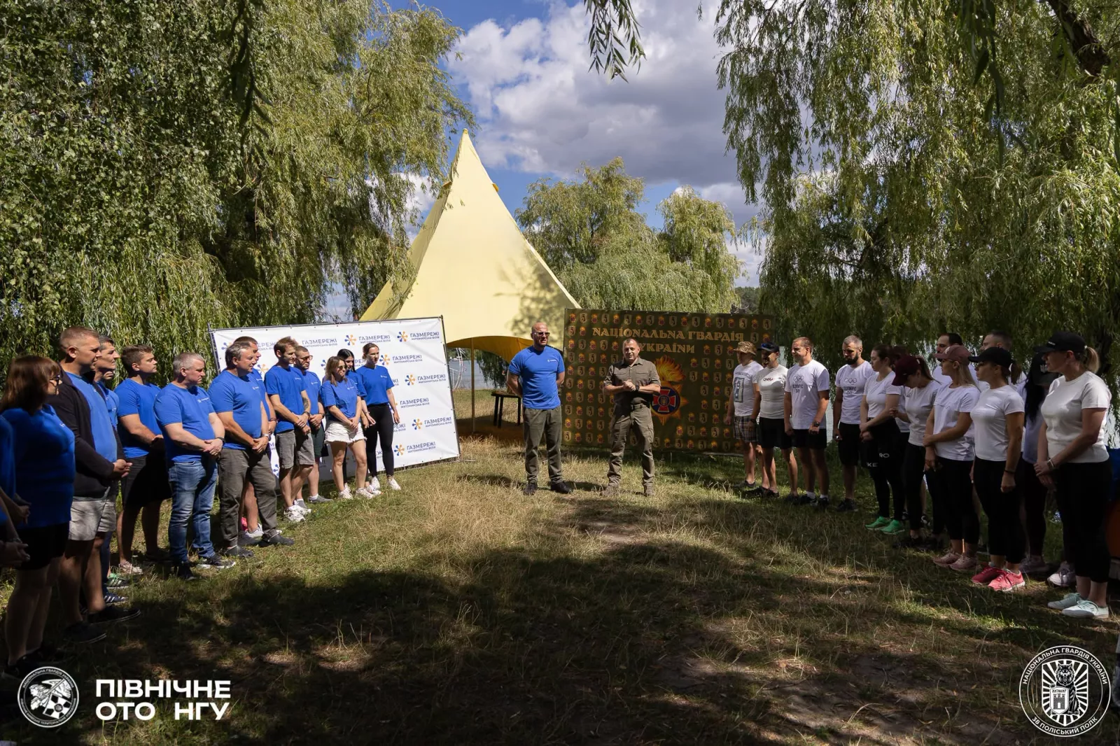 У Житомирі нацгвардійці та газовики влаштували спільний заплив на драгонботах до Дня Незалежності