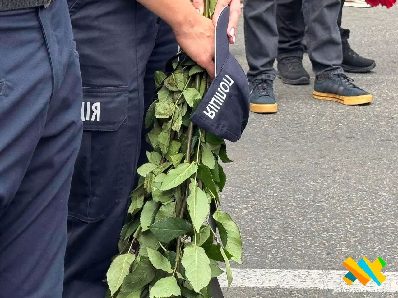 Житомир попрощався з трьома поліцейськими, які загинули внаслідок російської атаки