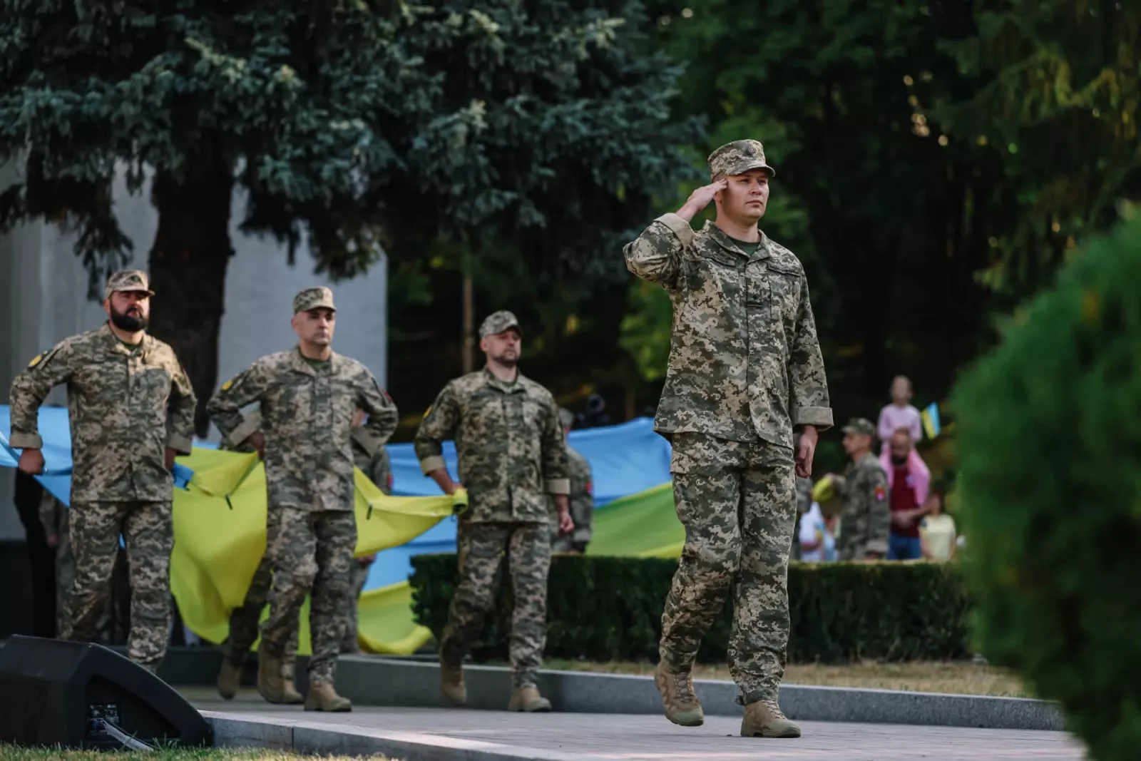 Поліцейські Рівненщини долучилися до святкування Дня Державного Прапора України