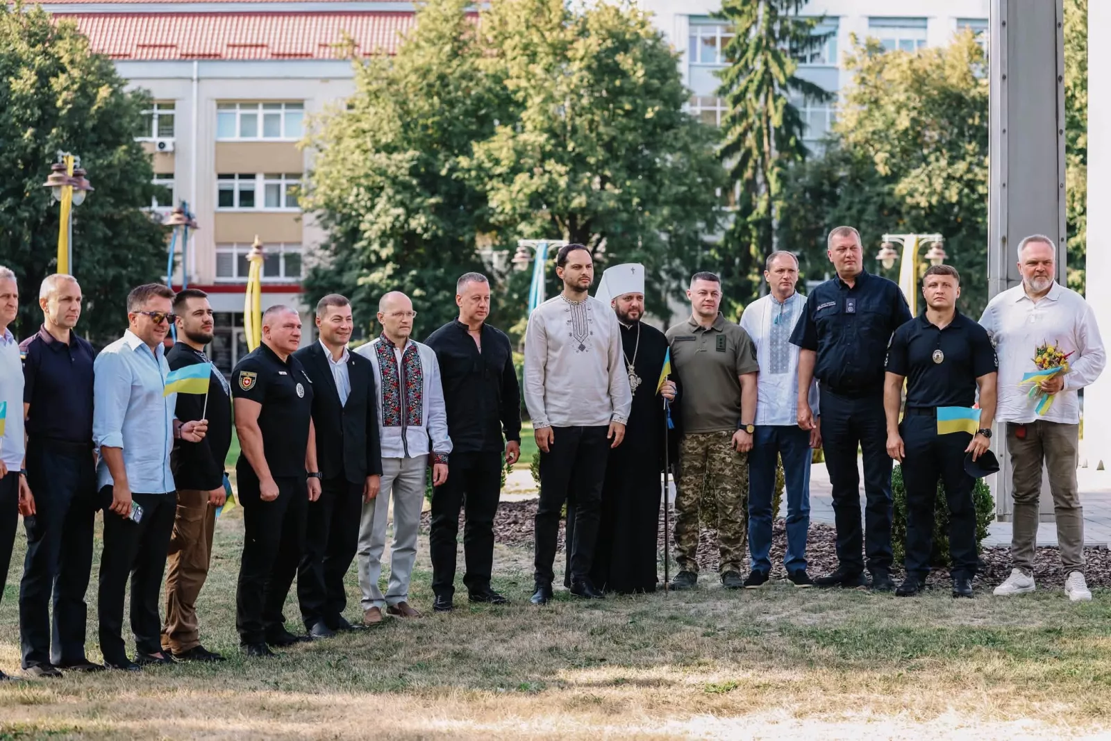 Поліцейські Рівненщини долучилися до святкування Дня Державного Прапора України