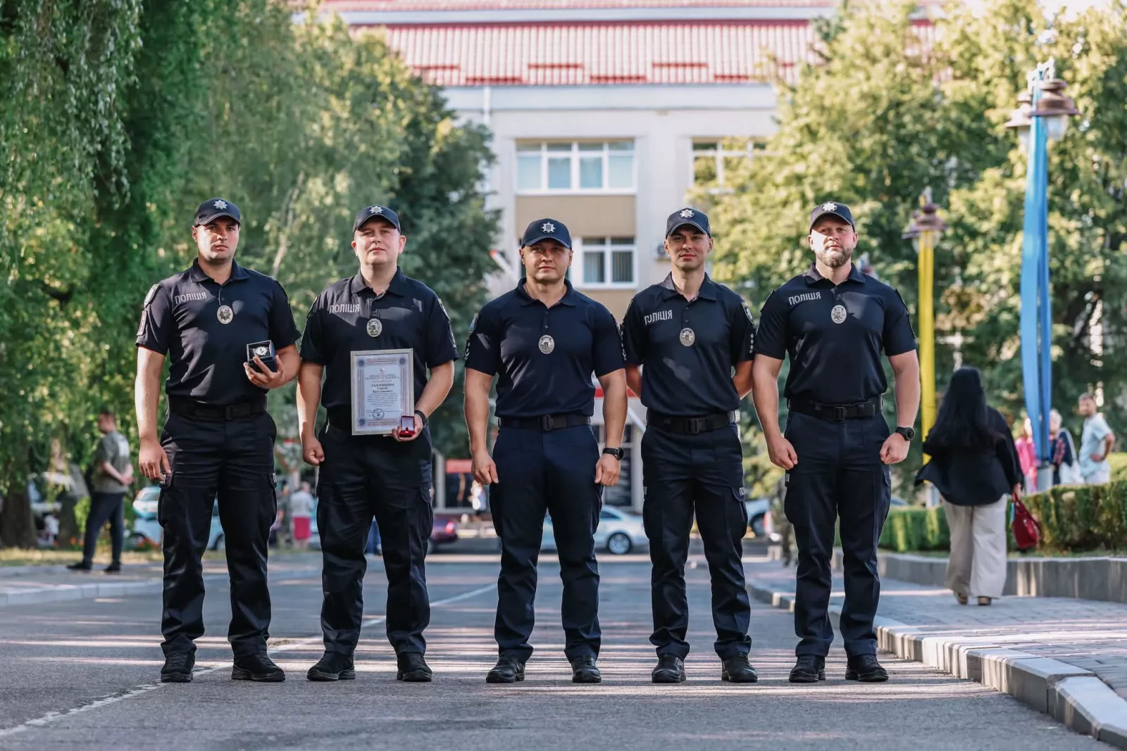 Поліцейські Рівненщини долучилися до святкування Дня Державного Прапора України