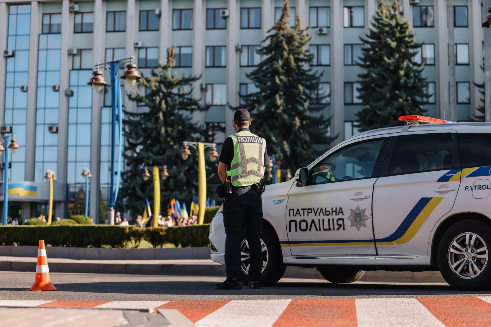 Поліцейські Рівненщини долучилися до святкування Дня Державного Прапора України