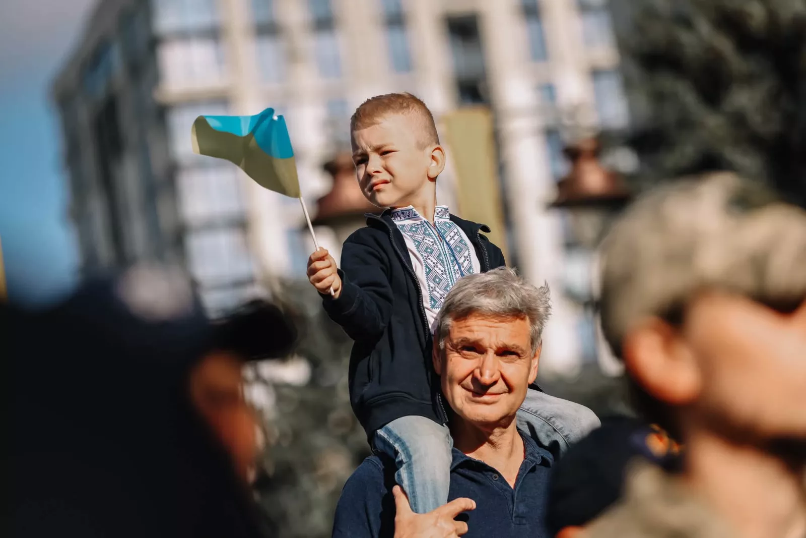 Поліцейські Рівненщини долучилися до святкування Дня Державного Прапора України