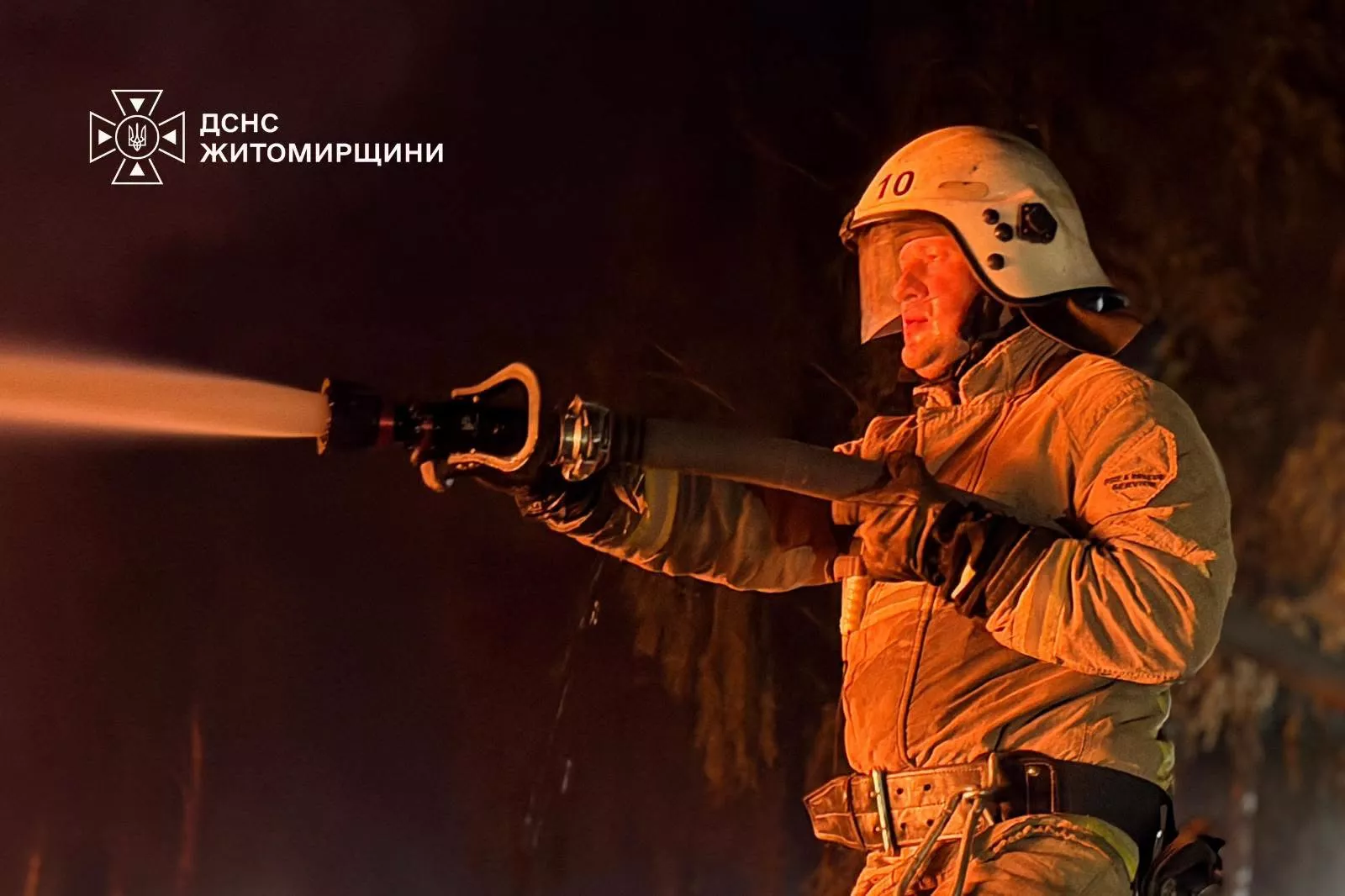 ДСНС показала наслідки атаки на Житомирщину: горіли підприємство та склад