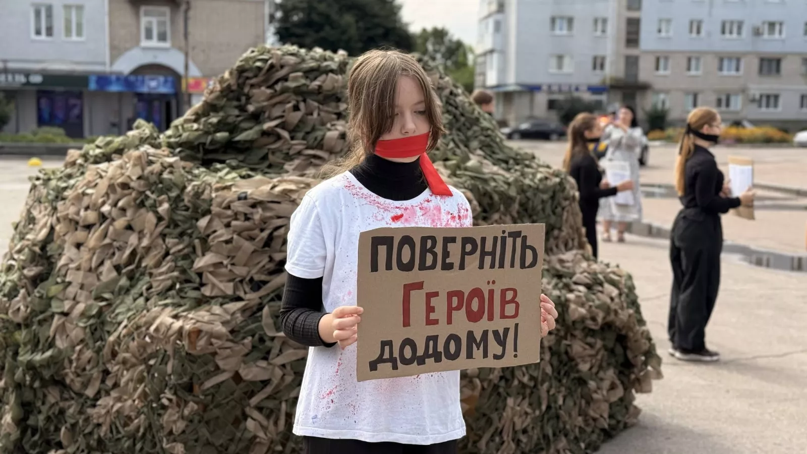 У Коростишеві провели акцію на підтримку полонених і зниклих безвісти Захисників