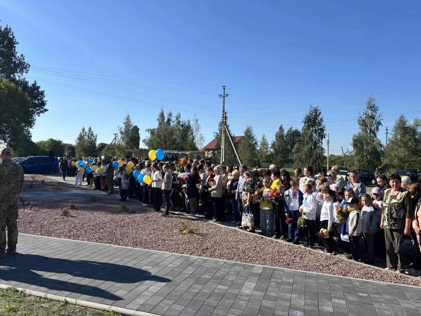 У Брусилівській громаді відкрили Алею Героїв на честь 20 захисників