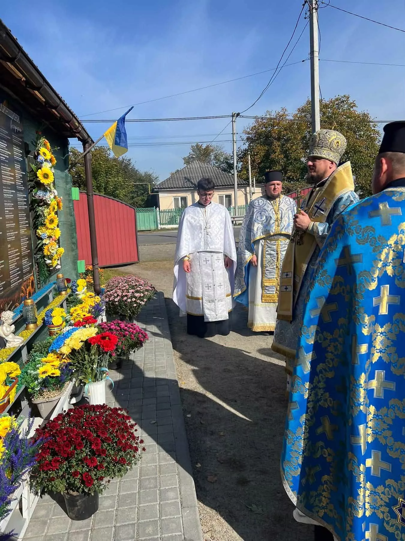 У Малині освятили оновлені стенди пам’яті полеглих Захисників