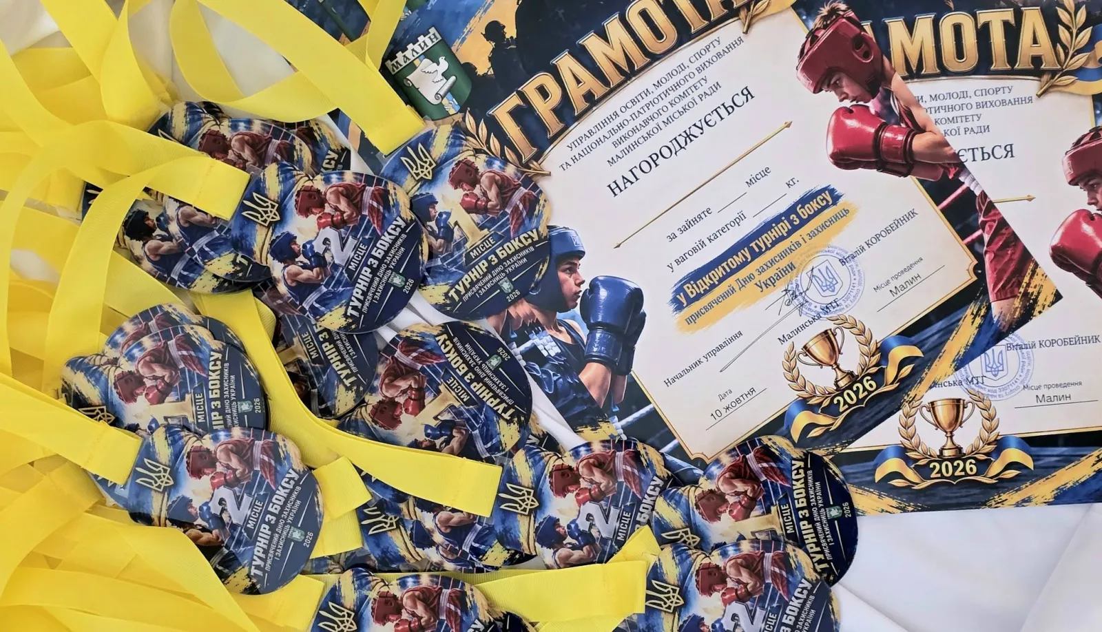 У Малині до Дня захисників провели відкритий турнір з боксу