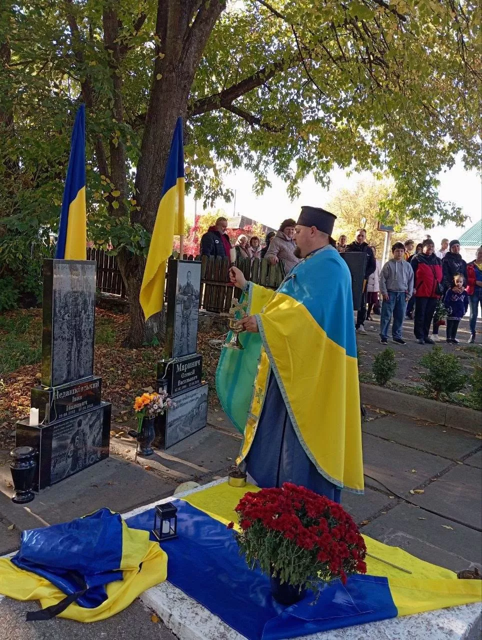 «Не плачте так, ніби мене немає»: у Вишевичах освятили пам'ятник Герою Іванові Недашківському